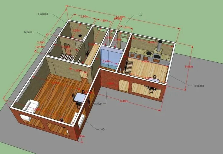 Проект г образного каркасного дома финские дома проекты и цены под ключ Outdoor decor, Patio, Dream house