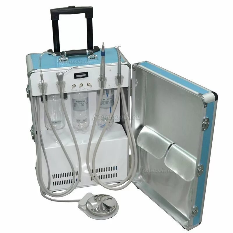 Переносная бормашина стоматологическая. Портативный обратный осмос. Портативная стоматологическая установка в чемодане. Портативный стоматологический аппарат. Портативный бормашина стоматологическая чемодан.