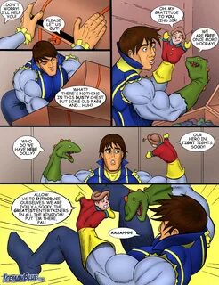 Lost Fantasy Hero - Iceman Blue page 36.