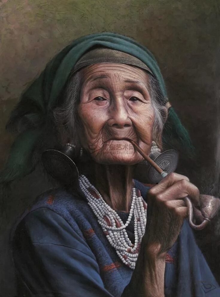 Портрет пожилой женщины. Старая женщина арт. Портреты старых людей. Старушка арт.
