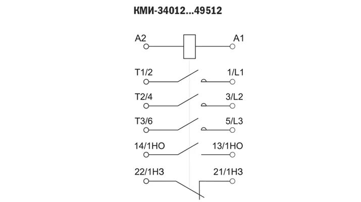 Подключение контактора iek. Контактор кми 34012 схема подключения. кми 49512 схема подключения. кми-34012 схема подключения. схема подключения реле iek кми-11810.