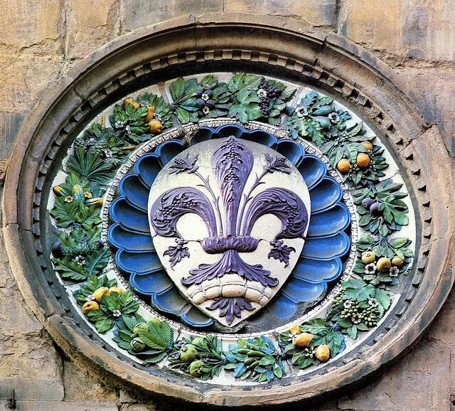 Герб флоренции фото Файл:Stemma di Firenze dal  Википедия