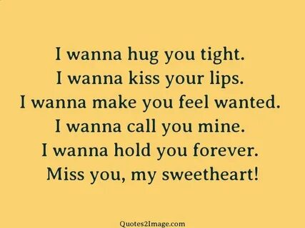 I wanna feeling you