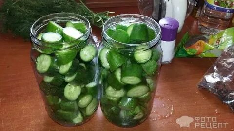 Маринование огурцов 1 литр