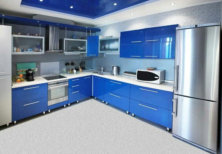 Синяя кухня. Синие кухни. Кухня в синих тонах. Кухня в синем цвете. Синяя угловая кухня.
