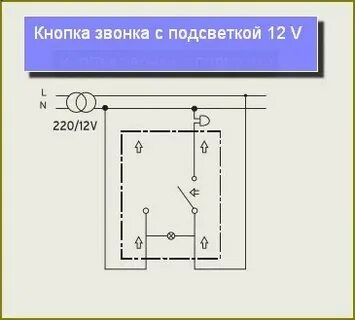 Электрическая схема кнопки