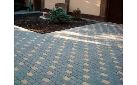Фото уложенной тротуарной плитки