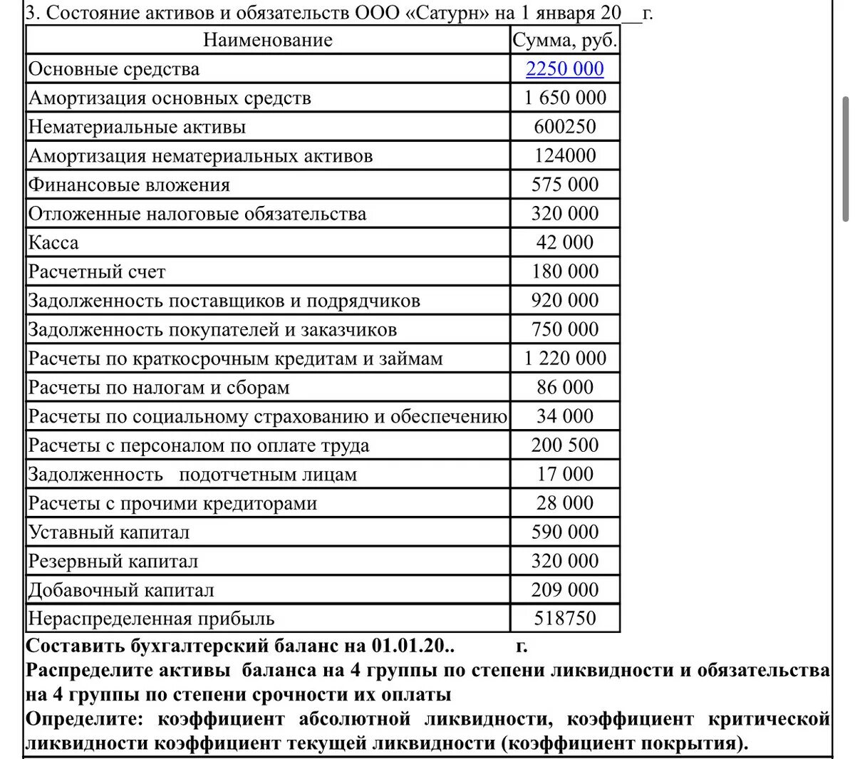 Составить бухгалтерский баланс. Состояние активов и обязательств. Актив бухгалтерского баланса. Задачи по бухгалтерскому балансу. Сумма группа активы