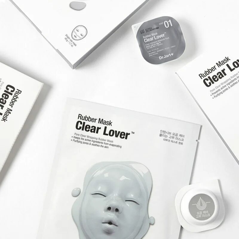 Clear love. Rubber Mask Clear lover.
