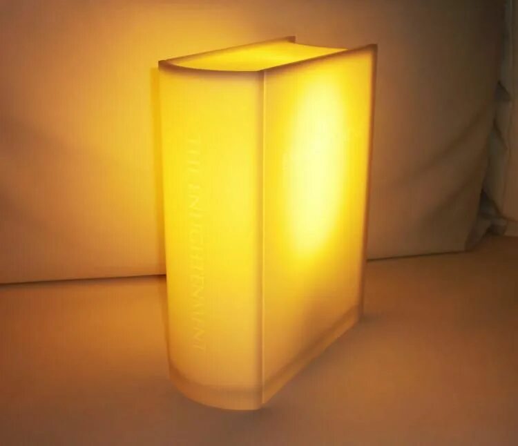 The lamp is the book. Bump the lamp.