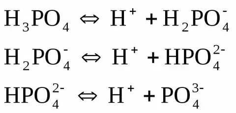 Уравнение диссоциации h2so3