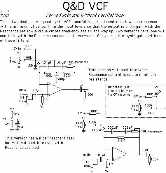 Stardust resonant filter