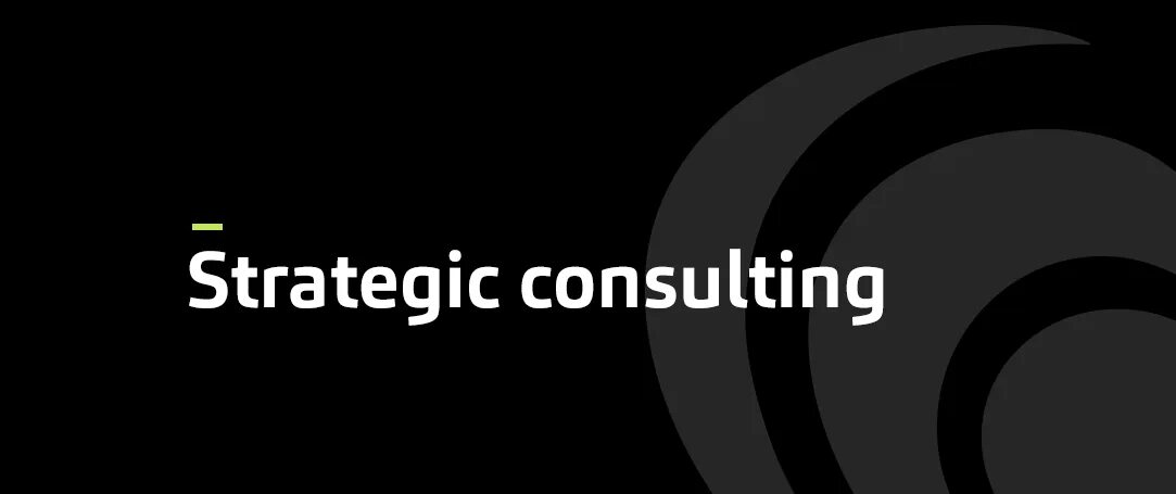 Strategy consulting