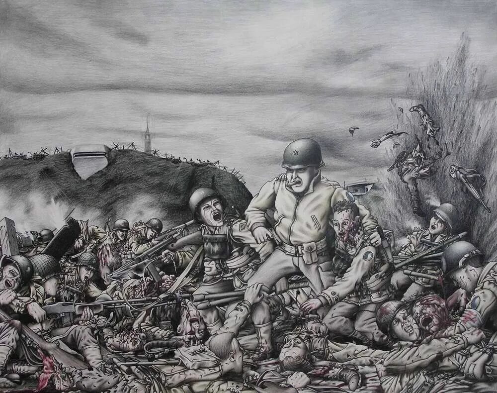 Мировой рисунок. Майкл Аккерман художник картины.