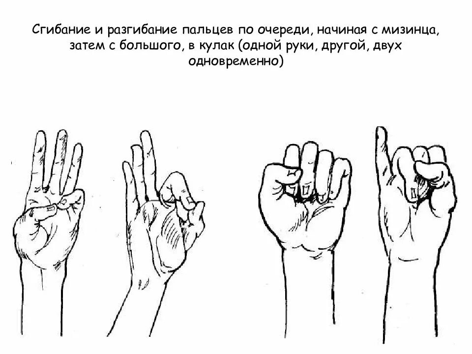 Почему двигается палец. Сгибание и разгибание пальцев. Сгибание разгибание пальцев рук. Упражнения для пальцев. Упражнение для рук с большими пальцами.