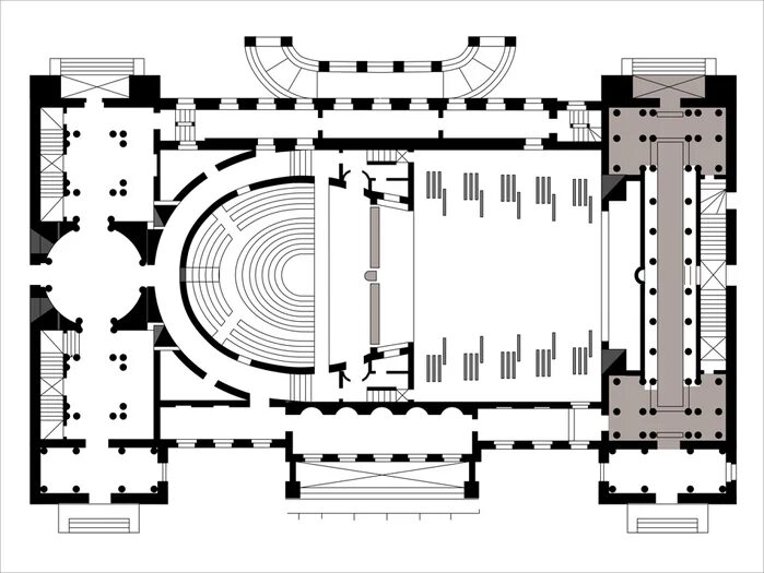 Большой театр размеры. Московский большой театр план. Планировка театра Фоменко. Театр Качалова планировка. План театра БДТ СПБ.