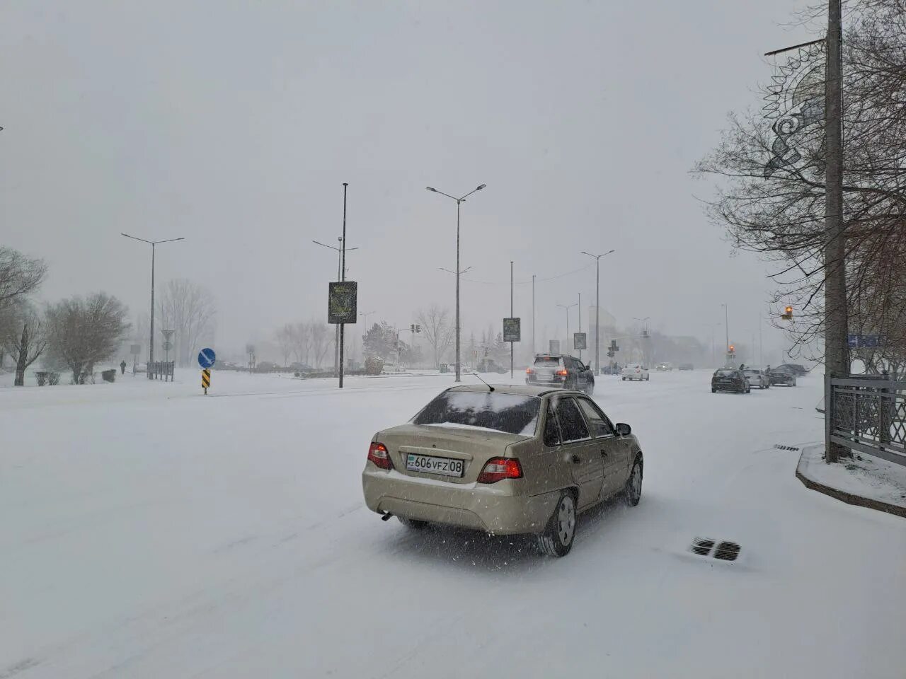 Погода зимой. Зимний снегопад. Снегопад в Казахстане. Непогода в Астане. Погода в астане на год