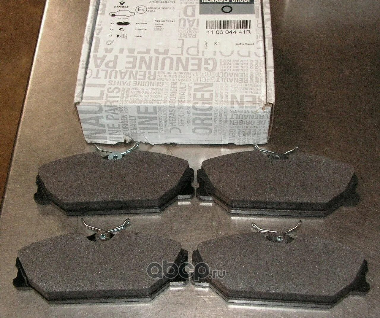 Колодки рено сценик 1. 410604441r. renault  7701 209 639. пластина на тормозные колодки рено эспейс. колодки renault 410604441r.