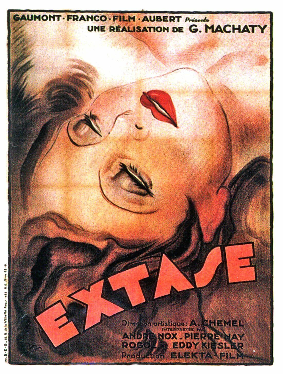 Экстаз 1933. Экстаз плакат.