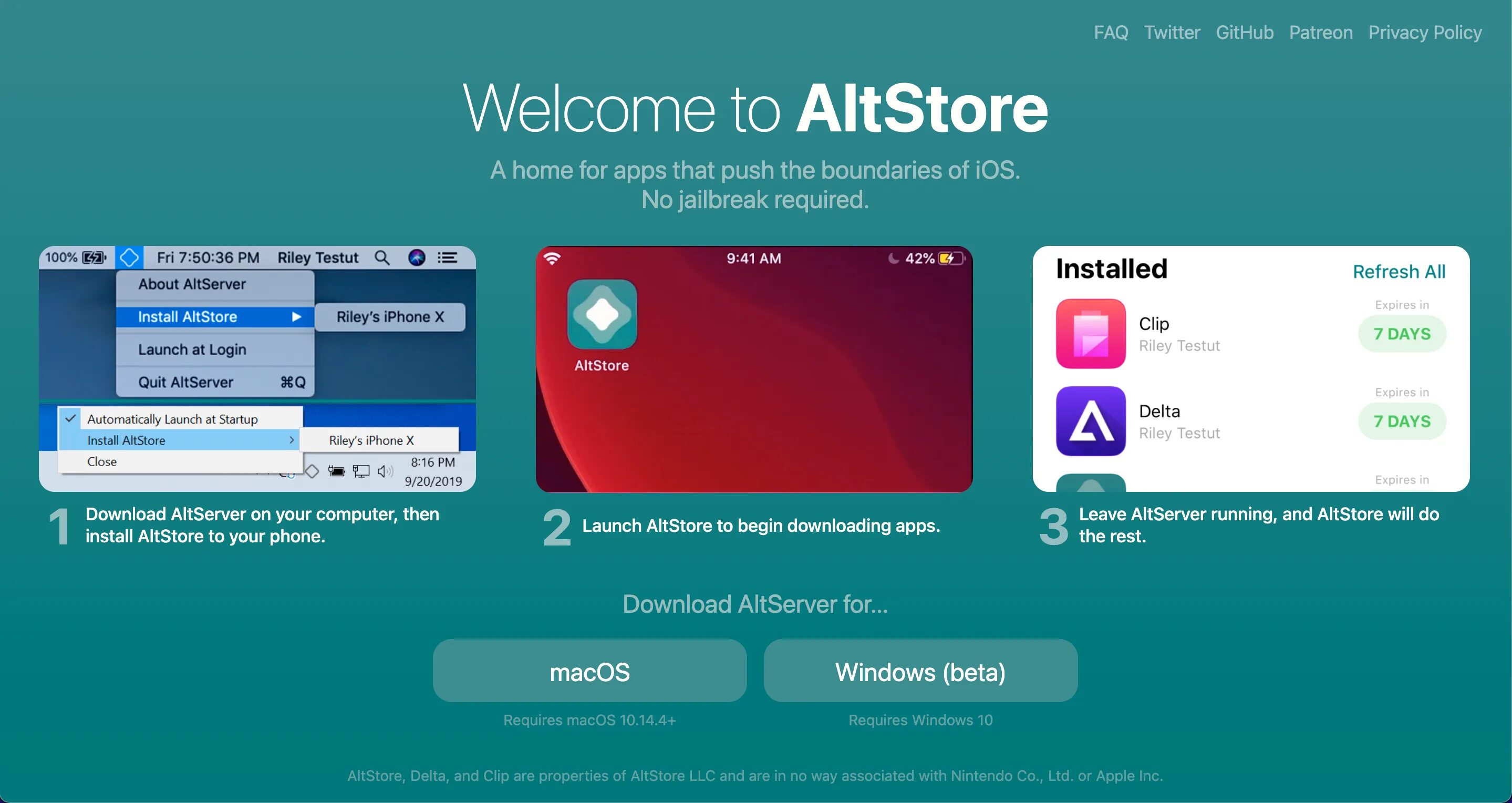 A connection to altserver. Altserver. Alt Store IOS. Altstore apps. Альтернатива АПЛ стор.