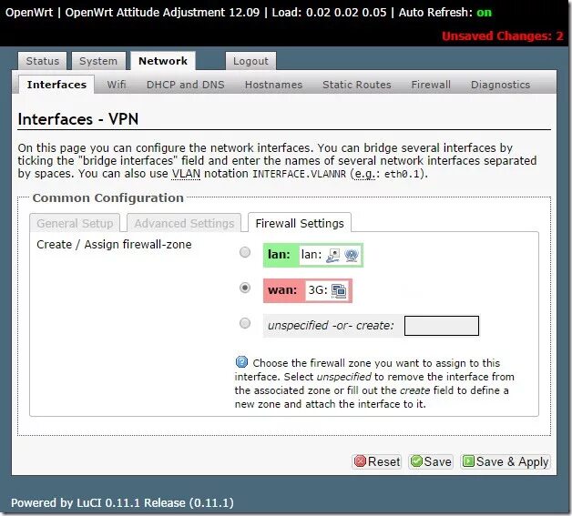 OPENWRT Скриншоты. OPENVPN OPENWRT client. OPENWRT Firewall - Zone settings.