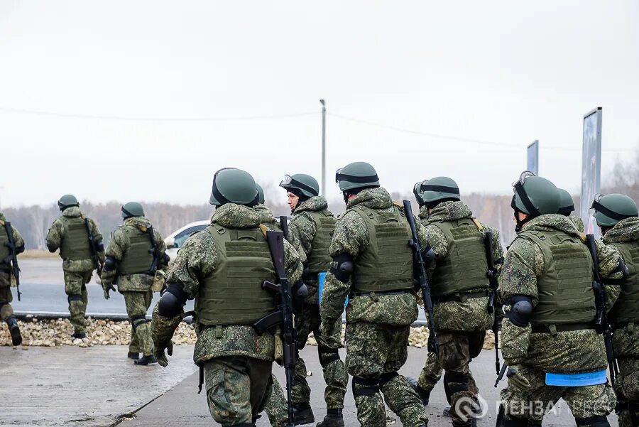 Доброволец на военную мобилизацию