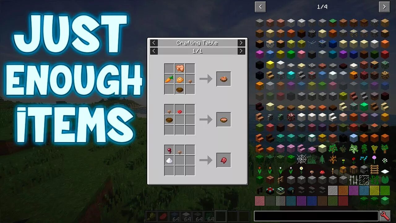 Items 1.7 10. Мод just enough items. Мод на показ КРАФТОВ. Мод на крафты. Minecraft just enough items Mod.