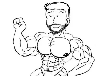 Muscle growth animation