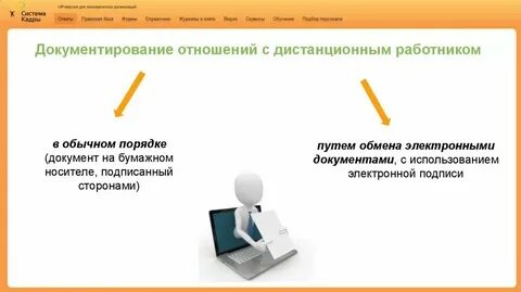 Переход работников на дистанционную работу
