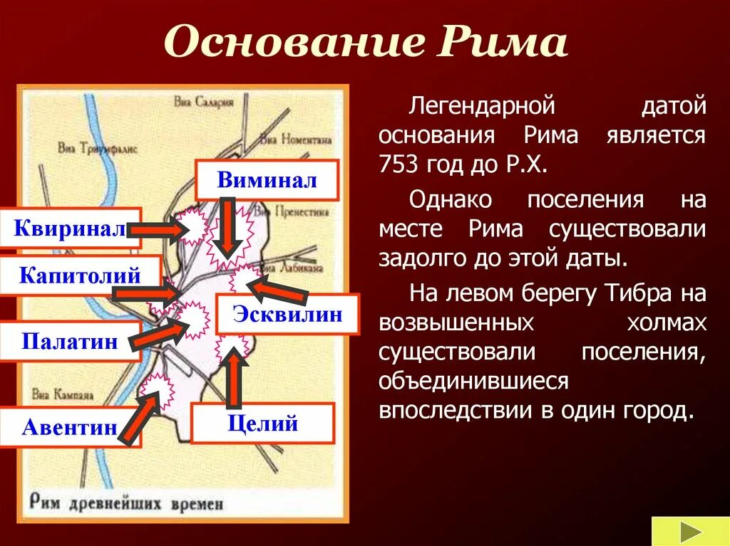 Где находится рим история 5. Основание Рима 753 г до н.э. 753 Год основание Рима. 753 Г. до н. э. — легендарное основание Рима.. Основание древнего Рима 5 класс.