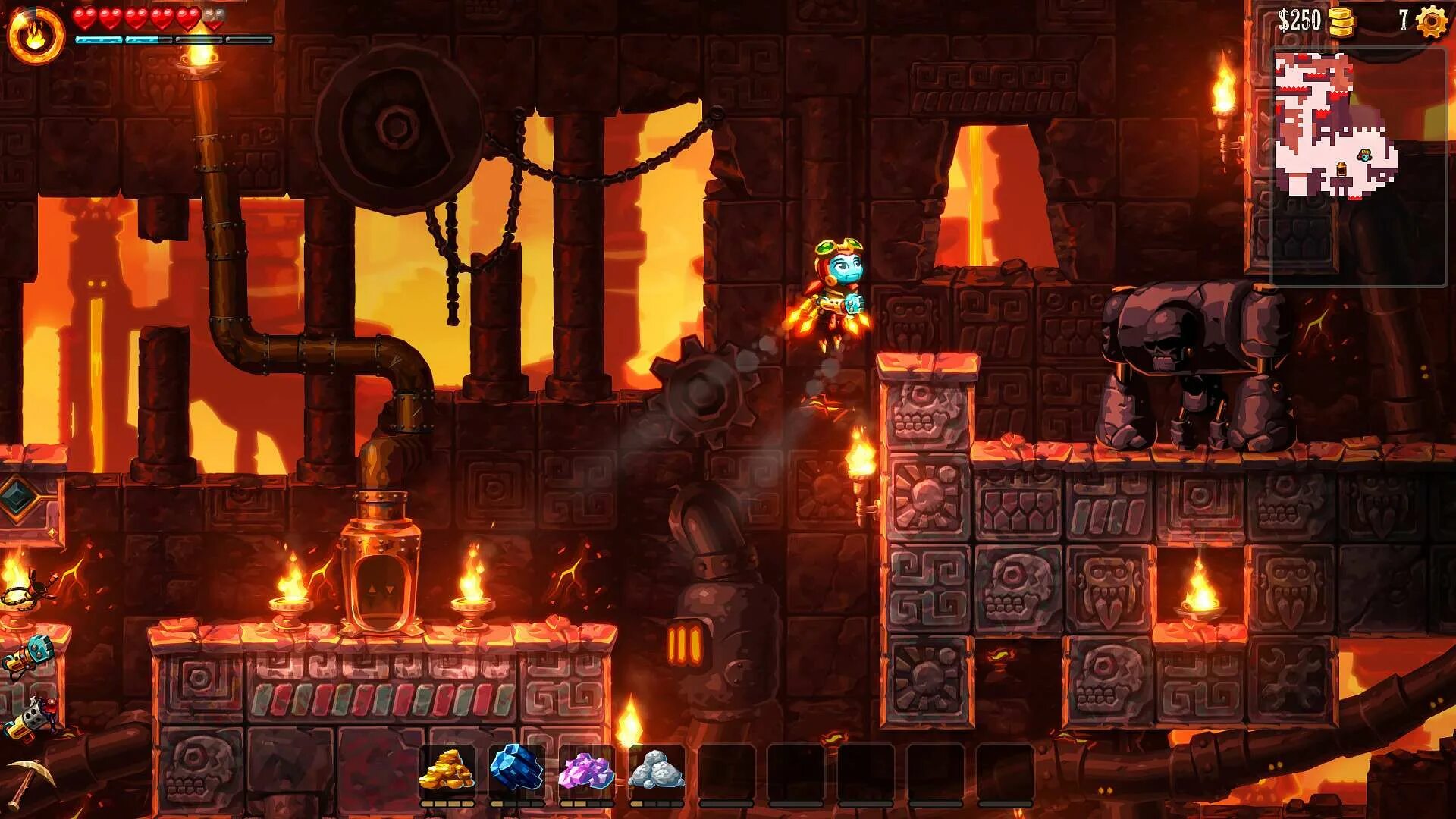 STEAMWORLD dig 2. Игра STEAMWORLD dig. STEAMWORLD dig 2 ps4. STEAMWORLD dig 2 game.