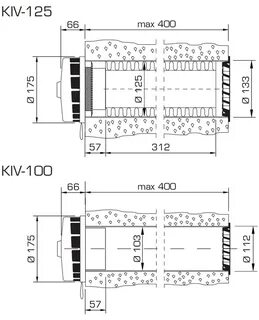 Приточный клапан размеры