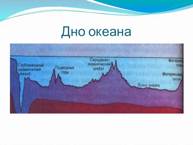 Рельеф дна океанов 5 класс география. Профиль рельефа дна мирового океана. Рельеф дна мирового океана схема. Строение рельефа дна мирового океана. Рельеф дна мирового океана 5 класс география.