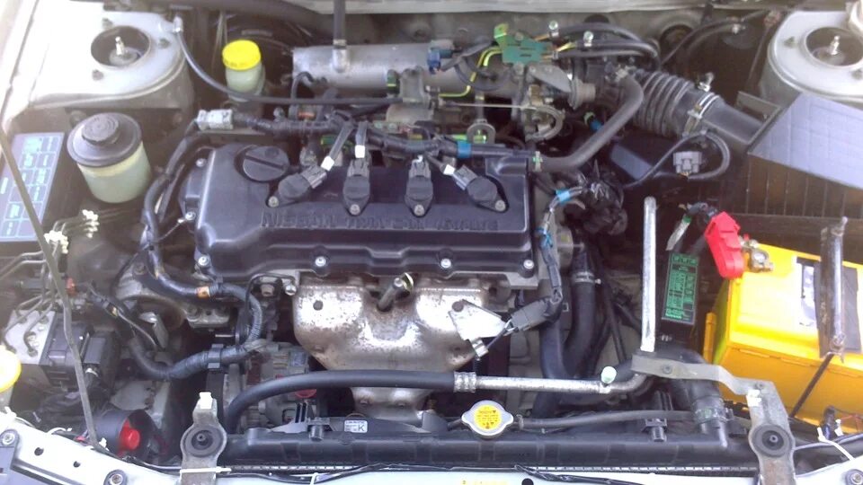 Фото двигателя - Nissan Bluebird (U12), 2 л, 1990 года запчасти DRIVE2