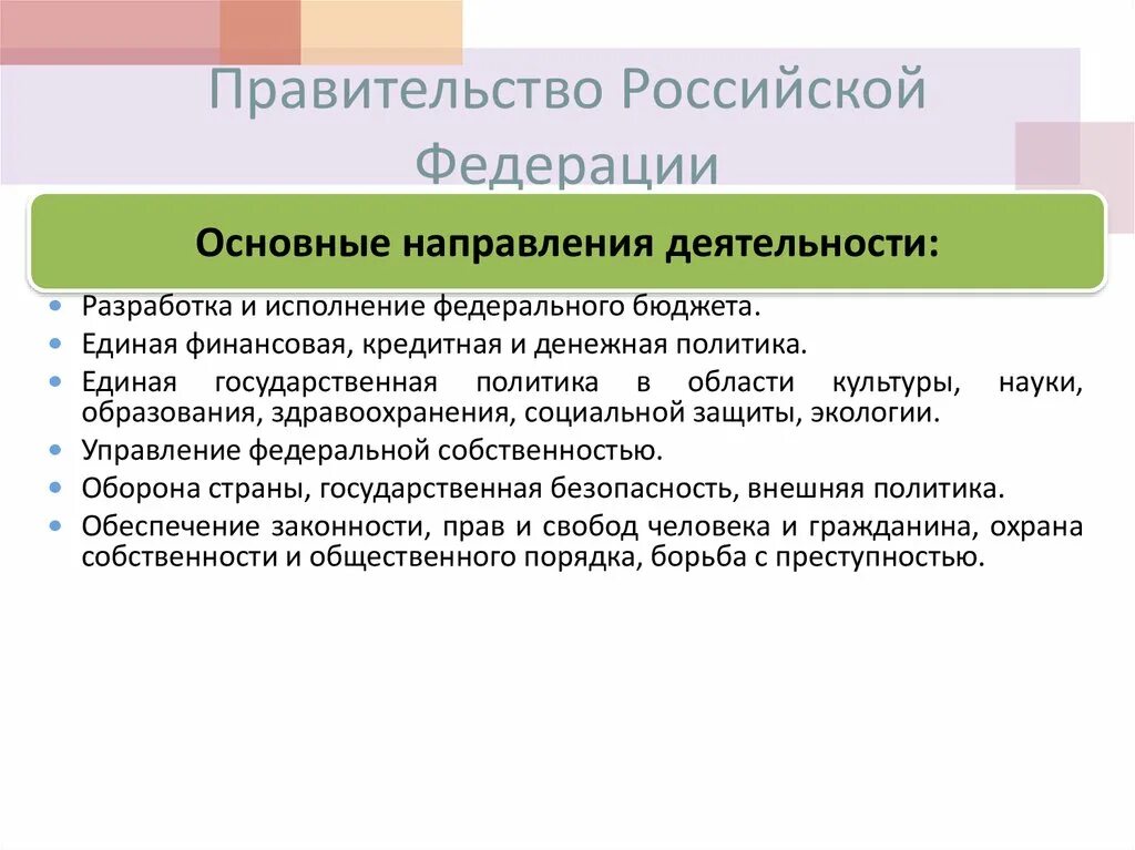 Правительство российской федерации задачи. Задачи правительства РФ. Правительство РФ задачи и функции. Функции правительства Российской Федерации.