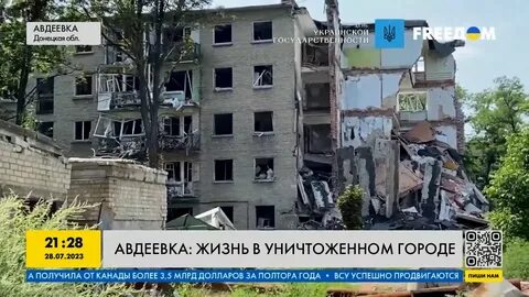 В авдеевке остались жители