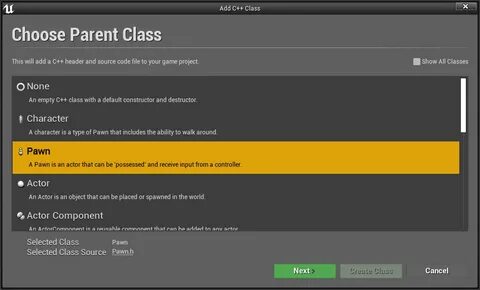 Unreal engine player controller