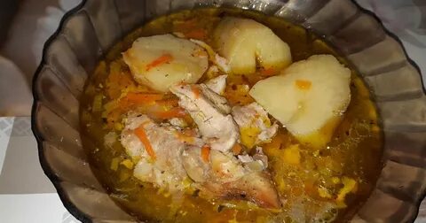Тушеная картошка с бульоном