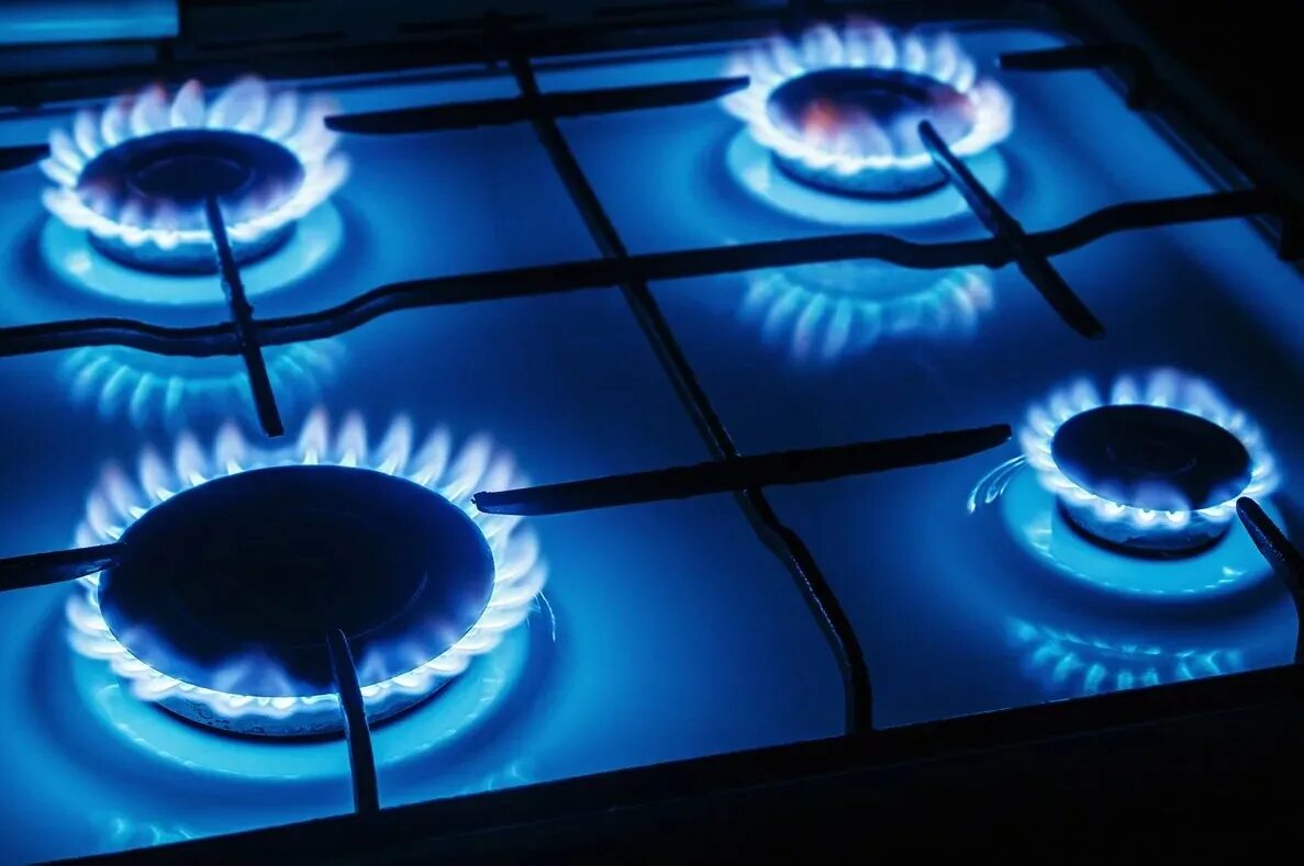 Огонь газовой плиты