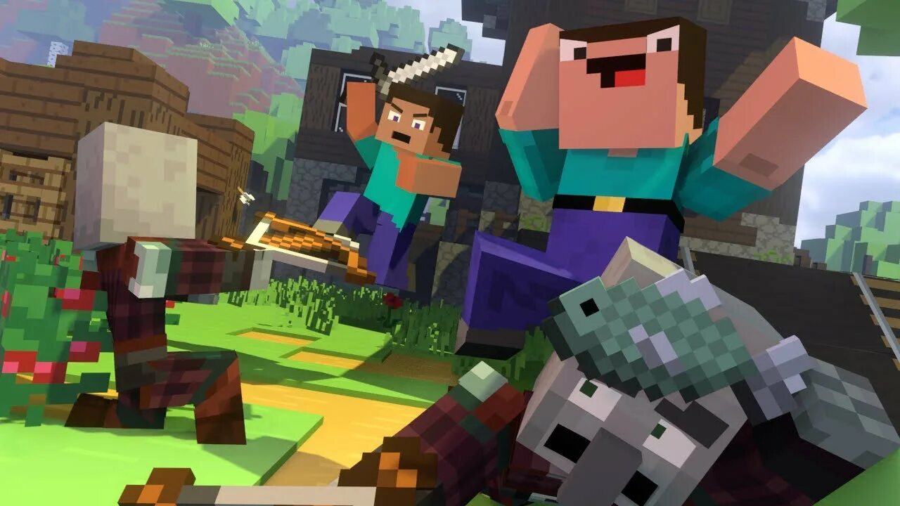 Alex and Steve Life. Villager Steve. Стив и Алекс против разбойников майнкрафт. Minecraft animation Steve and Alex. Алекс майнкрафт анимация