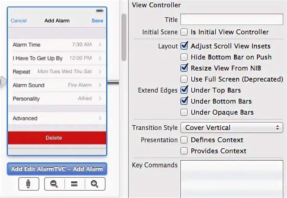 View Controller полоска в IOS. How resize UICALLOUTBAR IOS 6 objective c. Title views