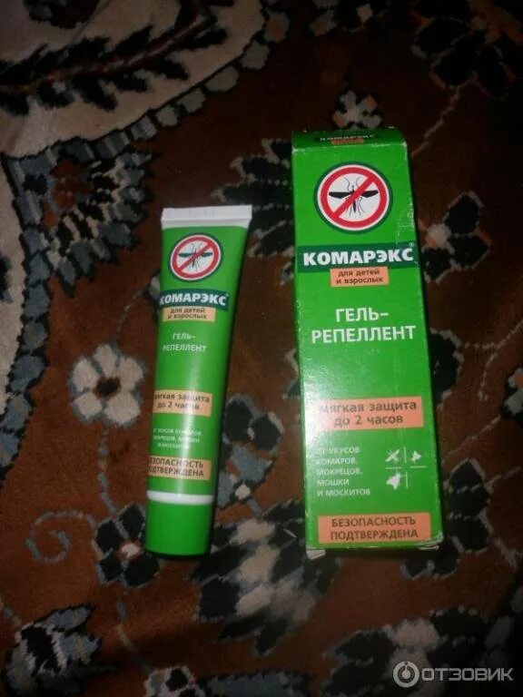 Комарекс. Комарекс после укусов.