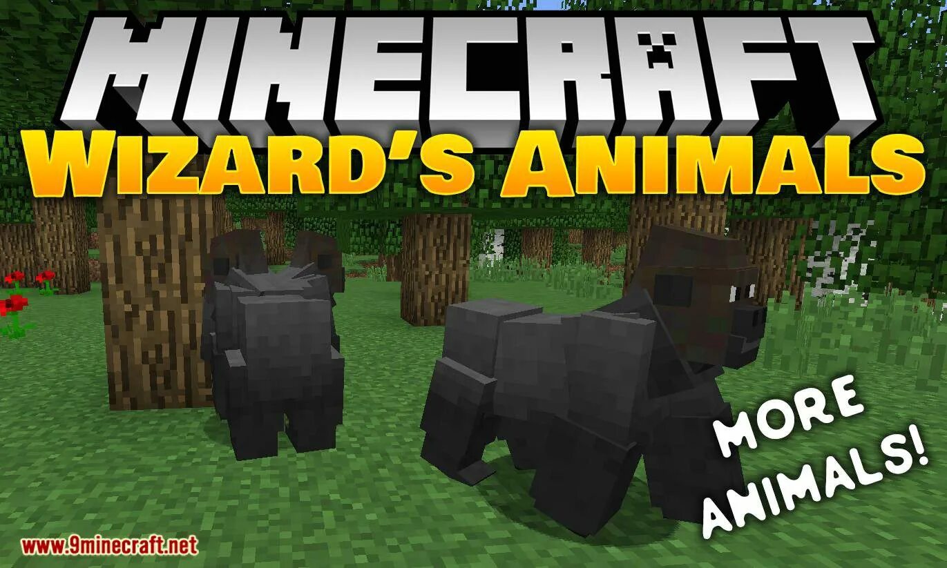 Wizard animals. Визард энималс 1.12.2. визард майнкрафт. minecraft more animals. minecraft 1.12.2 wizard animals.