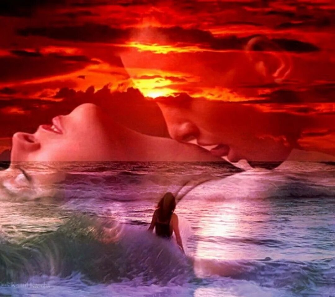 Я хочу тонуть в глазах. Романтический закат. Океан любви. Блаженство любви. Море счастья океан любви.