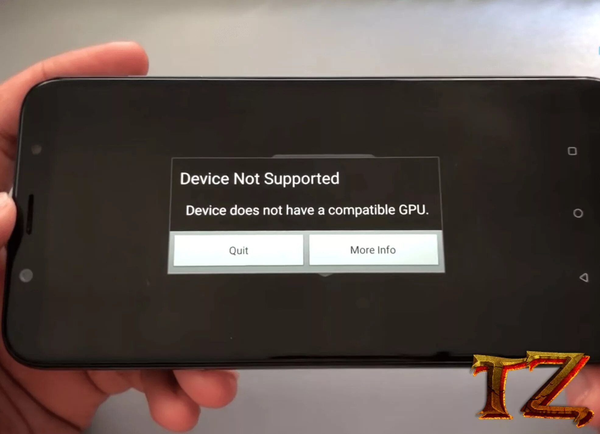Your device not supported. Not supported. Device not support. Device is not available: no such device. Unsupported o this device.