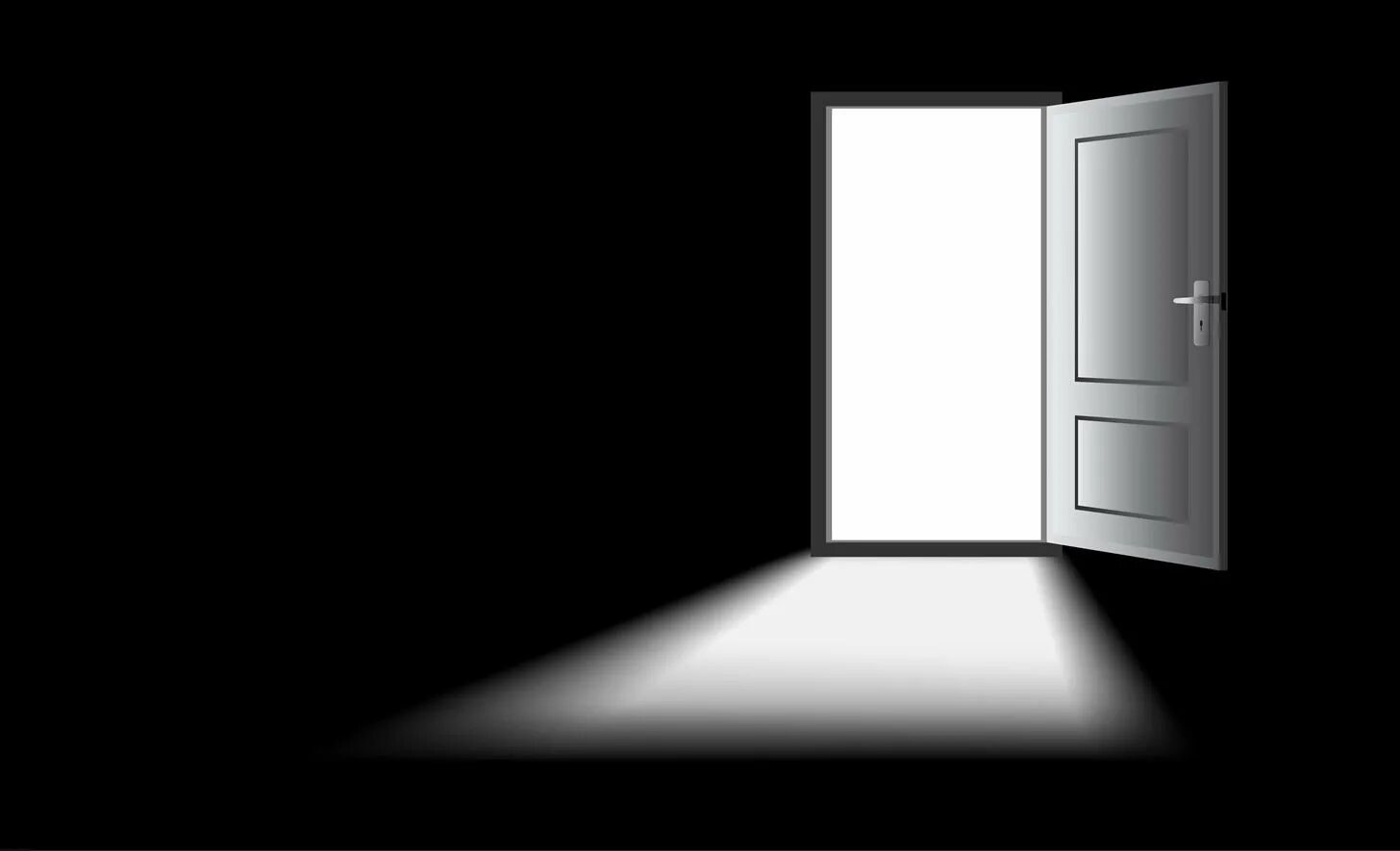 Открытая дверь вк. Открытая дверь. Открытая дверь в темную комнату. Темная комната с открытой дверью. Дверь в темную комнату.