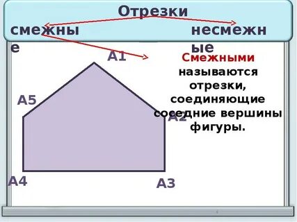 Что такое смежные отрезки