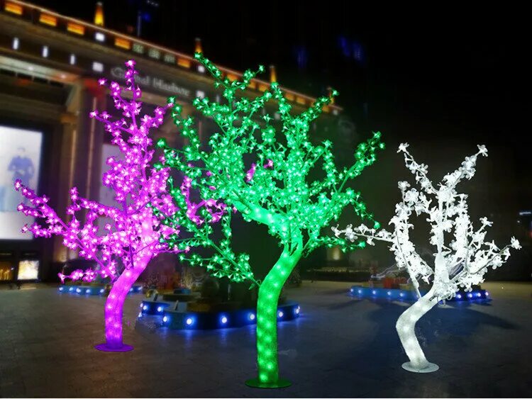 светящее дерево. светодиодное дерево. светящее дерево. светодиодное дерево сакура 150 см. светящее дерево.