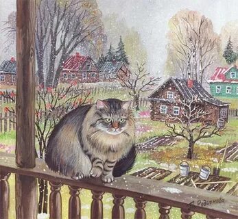 Пейзаж кошки