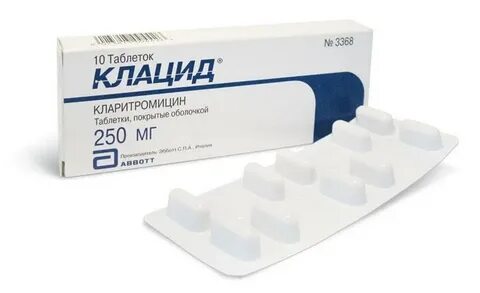 Клацид при синусите